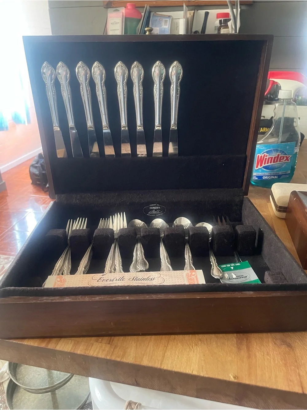 Vintage Everbrite Tarnish-Free Stainless Steel Flatware